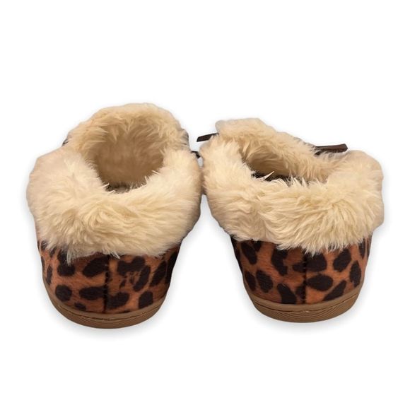 J.Crew Factory Leopard Calf Hair Moccasin Slippers  Size 6 - Picture 5 of 11